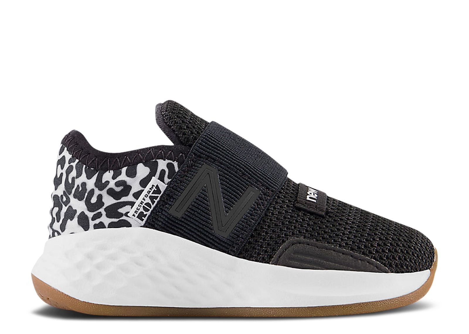 (Infant) New Balance Fresh Foam Roav Slip-On Wide 'Leopard' IDROVAB1-W