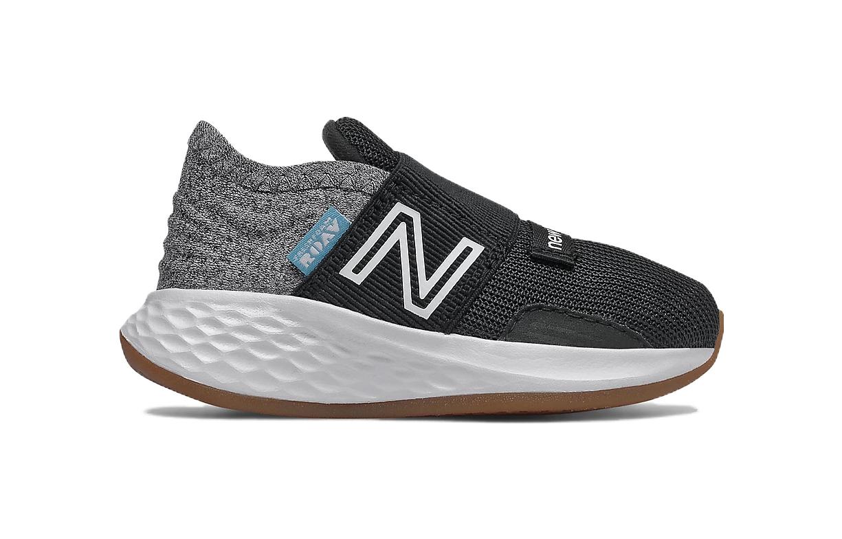 Order (TD) New Balance Fresh Foam Roav Slip-On 'Negro Aluminio Claro' Camiseta. IDROVTK