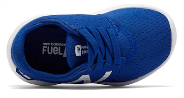 Lookbook 嬰兒 New Balance FuelCore Coast v3 防滑透氣 舒適運動跑步鞋 藍白色