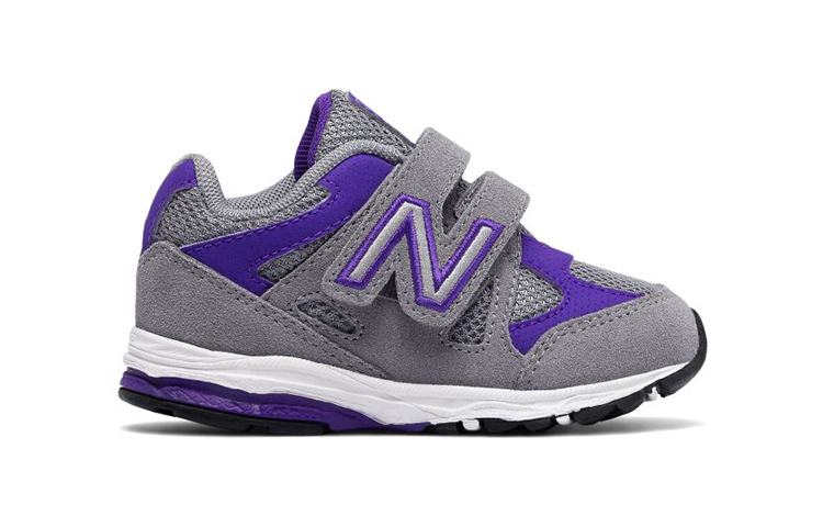 (Infant) NB Hook and Loop 888 'Grey Purple Colorblock' 圖 2