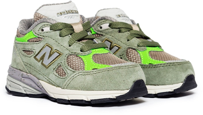 (Infant) New Balance Patta x 990V3 'Olive Green' IC990PP3(YC) Order (Infant) New Balance Patta x 990V3 'Olive Green' IC990PP3(YC)