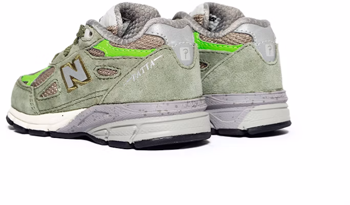 (Infant) New Balance Patta x 990V3 'Olive Green' IC990PP3(YC) Lookbook (Infant) New Balance Patta x 990V3 'Olive Green' IC990PP3(YC)