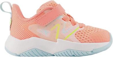 (Infant) New Balance Rave Run v2 Bungee Lace X-Wide 'Grapefruit Hi-Lite' ITRAVGH2-XW (Infant) New Balance Rave Run v2 Bungee Lace X-Wide 'Grapefruit Hi-Lite' ITRAVGH2-XW