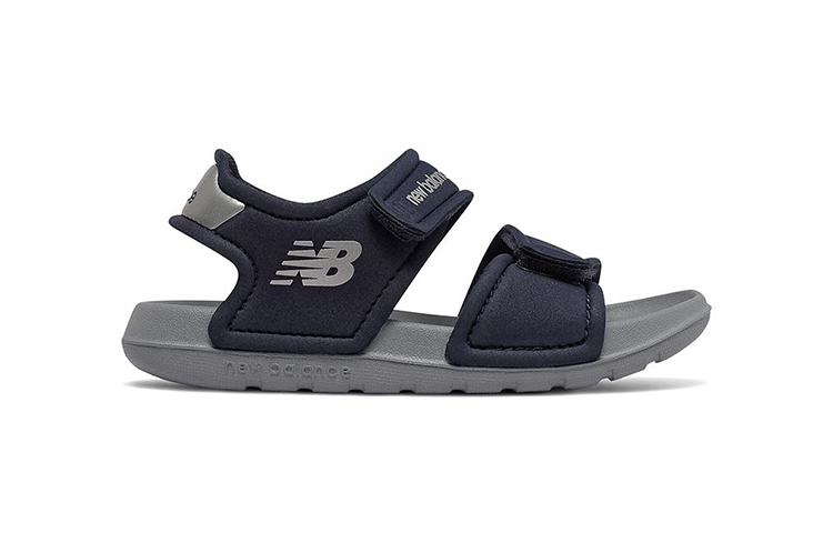 Order 嬰兒 New Balance Sandalet系列 魔術貼 露趾平底運動涼鞋 灰藍色