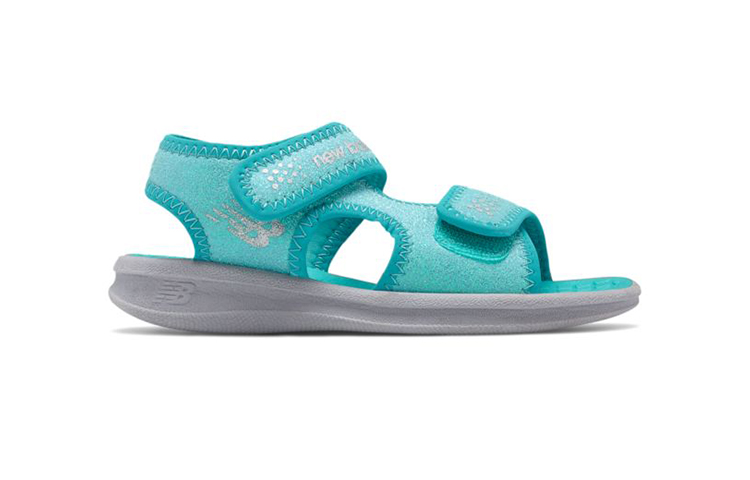 Order 嬰兒 New Balance 運動涼鞋 魔術貼 簡約休閒露趾涼鞋 湖水藍