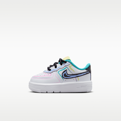 (Infant) Nike Air Force 1 White/Hyper Pink/Dusty Cactus/Anthracite IR1822-100