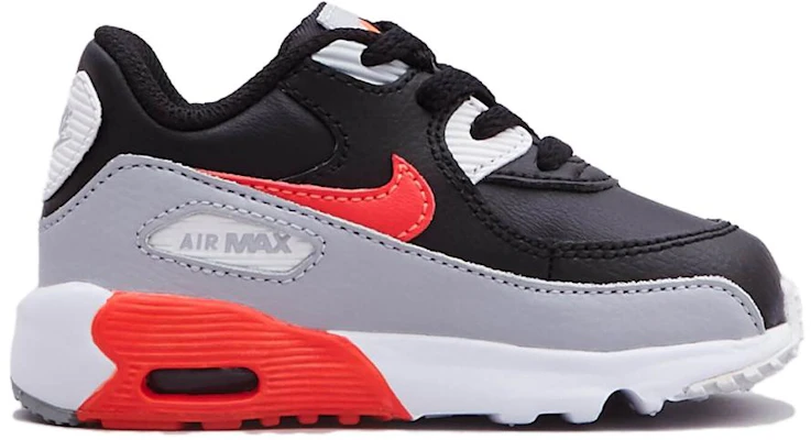 (TD) Nike Air Max 90 Leer ''Wolf Grey Crimson'' 833416-024 Order (TD) Nike Air Max 90 Leer ''Wolf Grey Crimson'' 833416-024