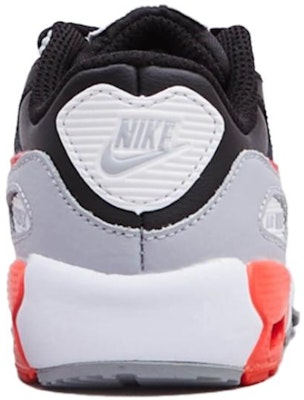 (TD) Nike Air Max 90 Kulit 'Abu Serigala Merah' 833416-024 Shop (TD) Nike Air Max 90 Kulit 'Abu Serigala Merah' 833416-024