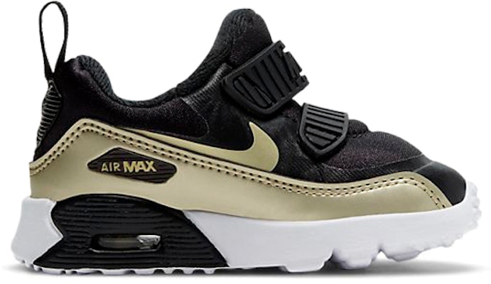 (TD) Nike Air Max Tiny 90 BT 'Hitam Emas' Anak-Anak DC9201-091 Order (TD) Nike Air Max Tiny 90 BT 'Hitam Emas' Anak-Anak DC9201-091