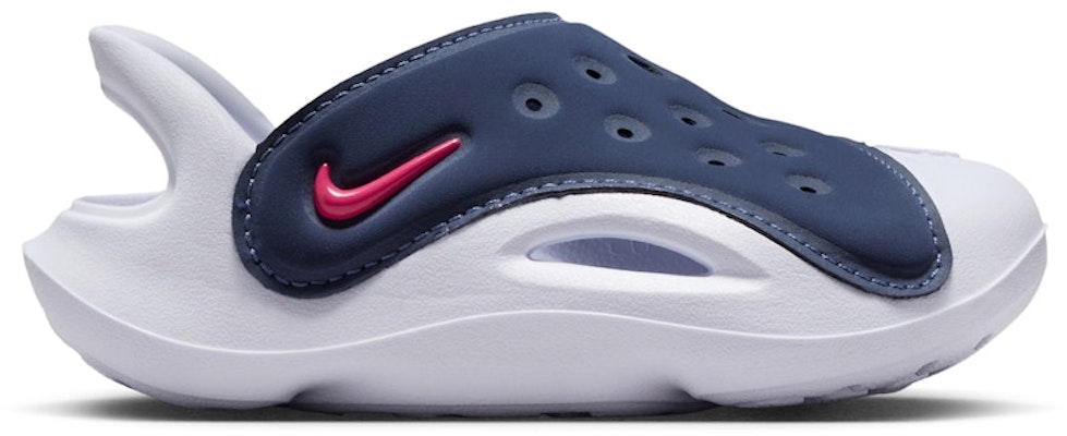 (Infant) Nike Aqua Swoosh Sandal 'Midnight Navy Rush Pink' FN0875-401 Buy (Infant) Nike Aqua Swoosh Sandal 'Midnight Navy Rush Pink' FN0875-401