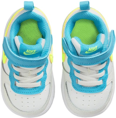 (Infant) Nike Court Borough Low 2 'White Baltic Blue Volt' BQ5453-122 Shop (Infant) Nike Court Borough Low 2 'White Baltic Blue Volt' BQ5453-122