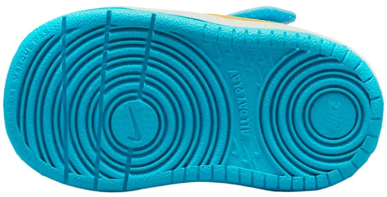 (Infant) Nike Court Borough Low 2 'White Baltic Blue Volt' BQ5453-122 Details for (Infant) Nike Court Borough Low 2 'White Baltic Blue Volt' BQ5453-122