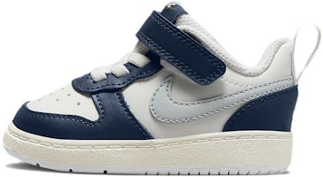 (Infant) Nike Court Borough Low 2 'White Blue' BQ5453-121 (Infant) Nike Court Borough Low 2 'White Blue' BQ5453-121