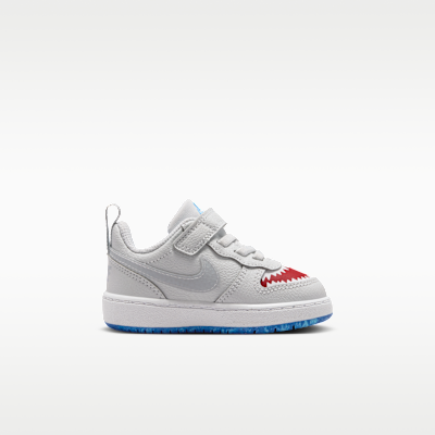 Lookbook (TD) Nike Court Borough Low 純白鉑金/大學紅/遊戲皇家藍/狼灰 IO1662-001