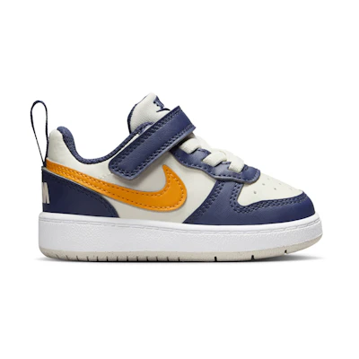 (Infant) Nike Court Borough Low Recraft 'Midnight Navy Orange Peel'