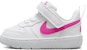 (Infant) Nike Court Borough Low Recraft 'White Laser Fuchsia' DV5458-113