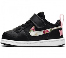 (Toddler) Nike Court Borough Low VF 'Black Pink' BQ7033-001 (Toddler) Nike Court Borough Low VF 'Black Pink' BQ7033-001