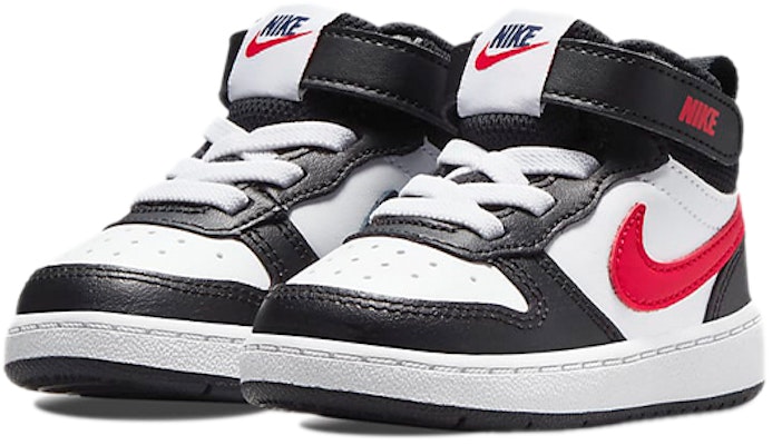 (TD) 耐克Court Borough Mid 2中帮运动鞋 黑/白/红色 DO5894-161 Lookbook (TD) 耐克Court Borough Mid 2中帮运动鞋 黑/白/红色 DO5894-161