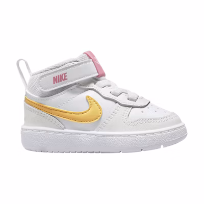 (Infant) Nike Court Borough Mid 2 'White Topaz Gold'