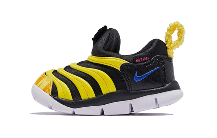 Buy (TD) Nike Dynamo Free 'Oruga Negro Amarillo' 343938-430