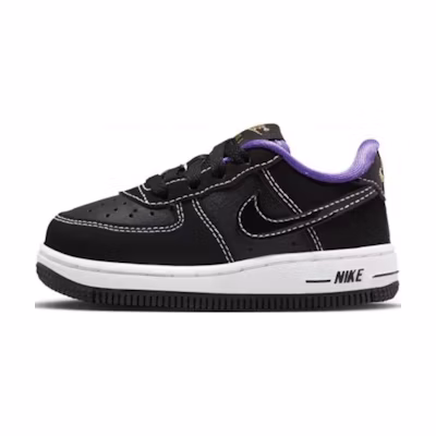 (Infant) Nike Force 1 LV8 'Cracked - Black White'