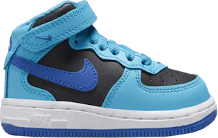 (Infant) Nike Force 1 Mid LE 'Blue Lightning Black' DH2935-400 (Infant) Nike Force 1 Mid LE 'Blue Lightning Black' DH2935-400