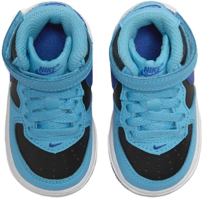 (TD) ナイキ フォース 1 MID LE "青電黒" (Nike Force 1 MID LE "青電黒") DH2935-400 Lookbook (TD) ナイキ フォース 1 MID LE "青電黒" (Nike Force 1 MID LE "青電黒") DH2935-400
