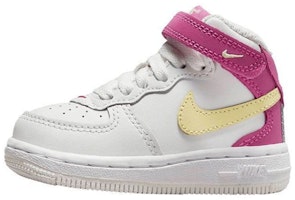 (Infant) Nike Force 1 Mid LE 'Citron Fuchsia' DH2935-100 (Infant) Nike Force 1 Mid LE 'Citron Fuchsia' DH2935-100