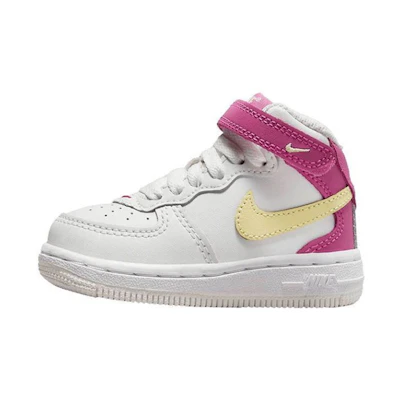 (Infant) Nike Force 1 Mid LE 'Citron Fuchsia'