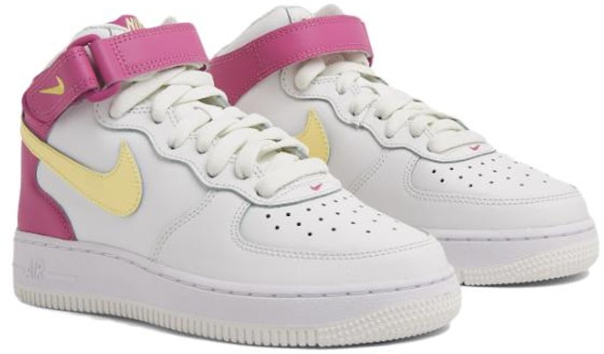 (Infant) Nike Force 1 Mid LE 'Citron Fuchsia' DH2935-100 Lookbook (Infant) Nike Force 1 Mid LE 'Citron Fuchsia' DH2935-100