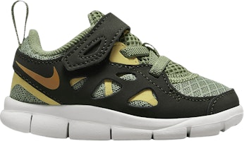 (Infant) Nike Free Run 2 'Oil Green Wheat Gold' DA2692-306 (Infant) Nike Free Run 2 'Oil Green Wheat Gold' DA2692-306