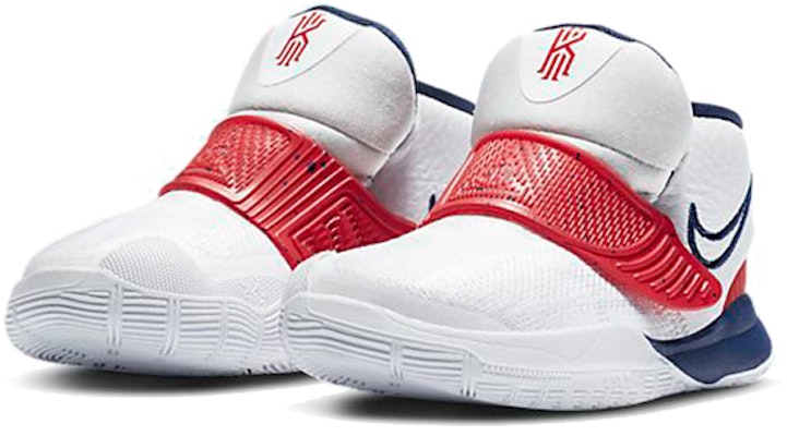 (Toddler) Nike Kyrie 6 'USA' BQ5601-102 Lookbook (Toddler) Nike Kyrie 6 'USA' BQ5601-102