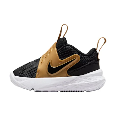 (Infant) Nike Team Hustle D12 'Black Metallic Gold'