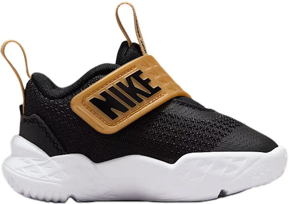 (Infant) Nike Team Hustle D12 'Black Metallic Gold' HF6281-003 Order (Infant) Nike Team Hustle D12 'Black Metallic Gold' HF6281-003