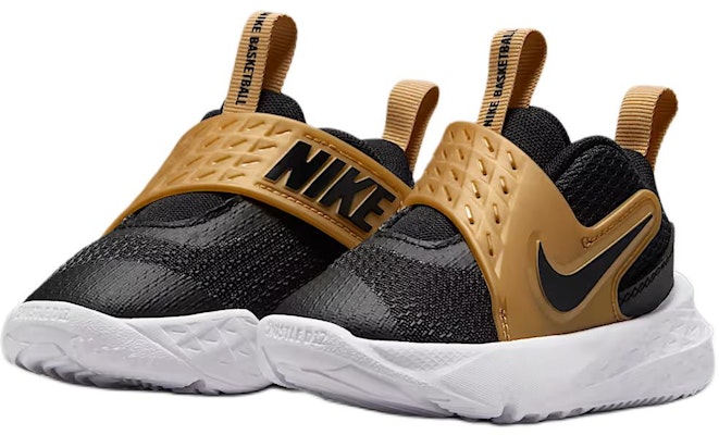 (TD) Nike Team Hustle D12 'Negro Oro Metálico' HF6281-003 Lookbook (TD) Nike Team Hustle D12 'Negro Oro Metálico' HF6281-003