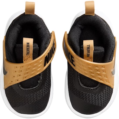 (Infant) Nike Team Hustle D12 'Black Metallic Gold' HF6281-003 Shop (Infant) Nike Team Hustle D12 'Black Metallic Gold' HF6281-003