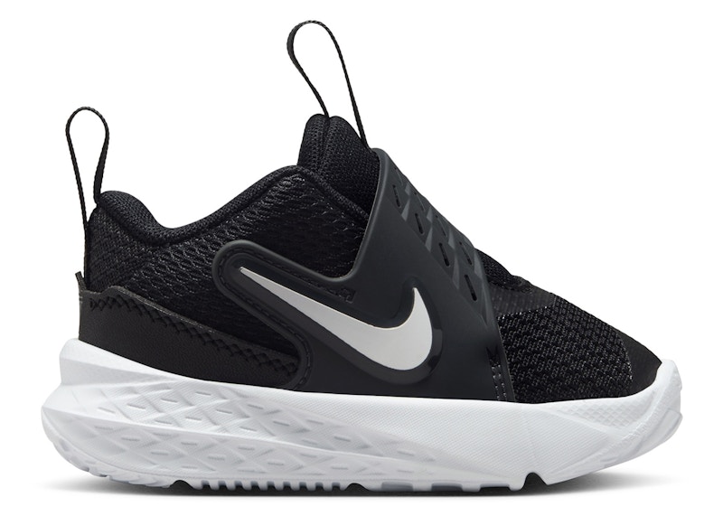 (Infant) Nike Team Hustle D12 'Black White' HF6281-002