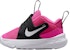 (TD) Nike Team Hustle D 12 Laser Fuchsia Hitam Putih HF6281-600