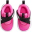 Shop (TD) Nike Team Hustle D 12 Laser Fuchsia Hitam Putih HF6281-600