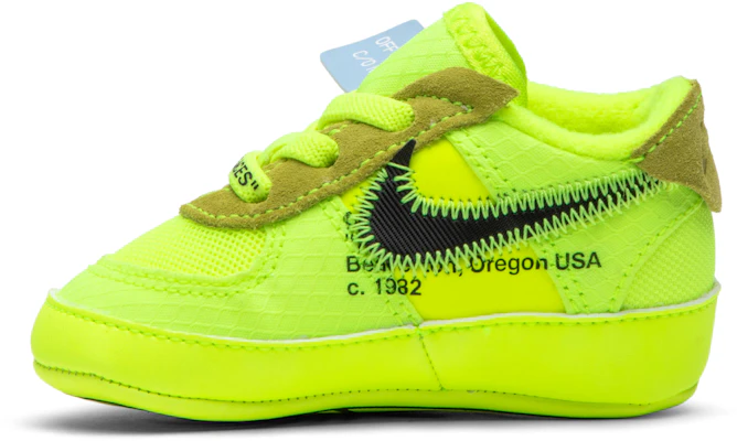 (Infant) Off-White x Nike Air Force 1 Low 'Volt' BV0854-700 Lookbook (Infant) Off-White x Nike Air Force 1 Low 'Volt' BV0854-700