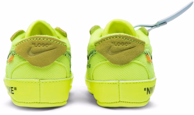 (Infant) Off-White x Nike Air Force 1 Low 'Volt' BV0854-700 Details for (Infant) Off-White x Nike Air Force 1 Low 'Volt' BV0854-700