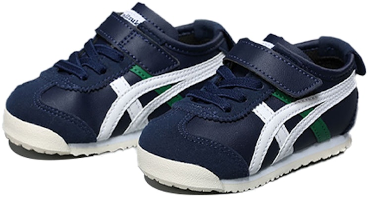 (TD) Onitsuka Tiger Mexico 66 Velcro 'Navy White' Pria/Kasut Wanita C6B5Y-5801 Lookbook (TD) Onitsuka Tiger Mexico 66 Velcro 'Navy White' Pria/Kasut Wanita C6B5Y-5801