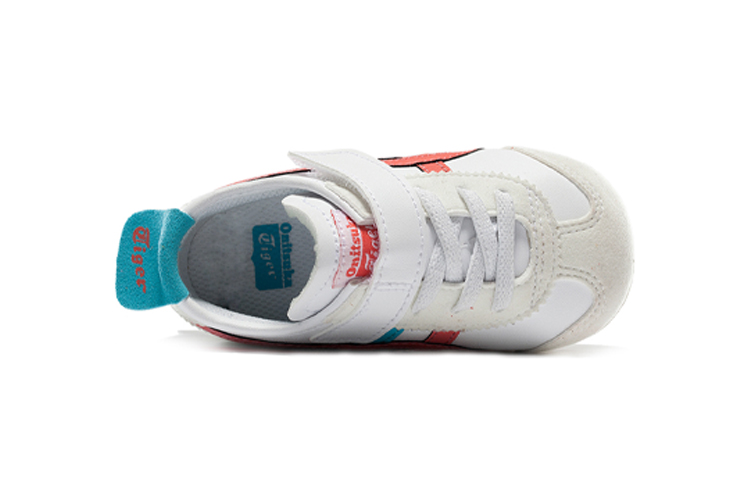 Lookbook (TD) オニツカタイガー メキシコ66 ベルクロ 白桃赤 C6B5Y-0176