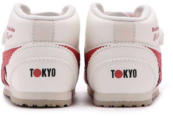 (Infant) Onitsuka Tiger Mexico Mid Runner TS 'White Red' 1184A133-101 Purchase (Infant) Onitsuka Tiger Mexico Mid Runner TS 'White Red' 1184A133-101