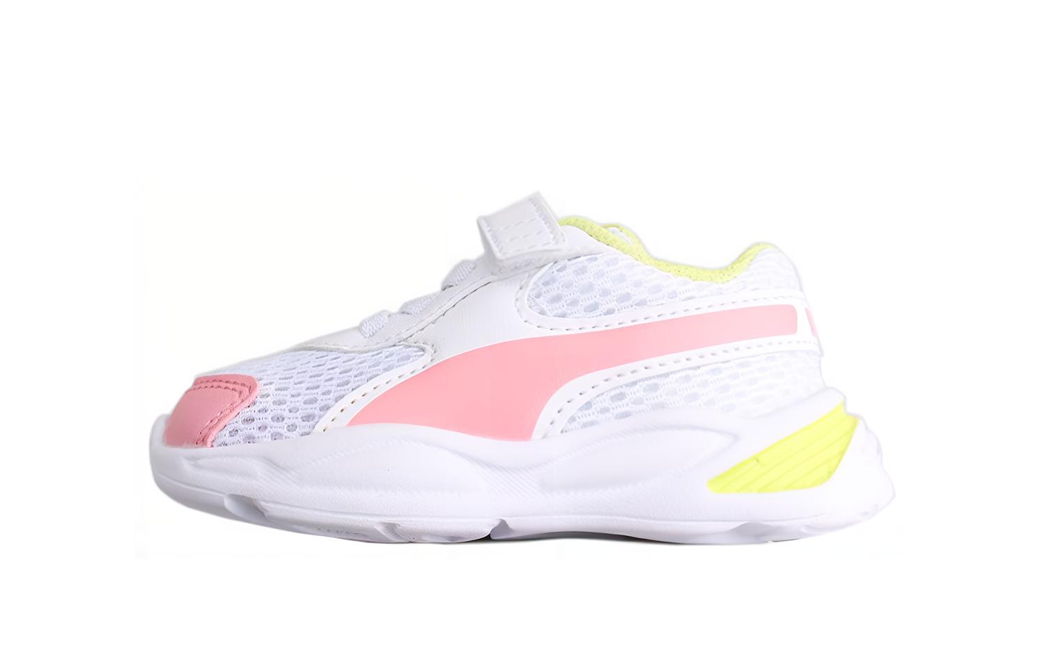 (Infant) Puma 90s Runner Mesh AC 'White Pink Yellow' 372928-04