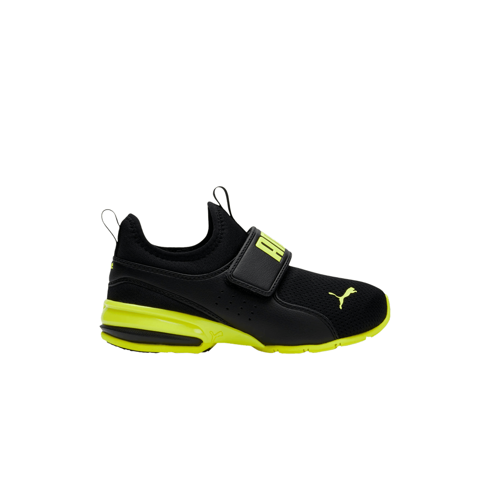 (Infant) Puma Axelion Slip-On 'Black Yellow Alert' 376751-02