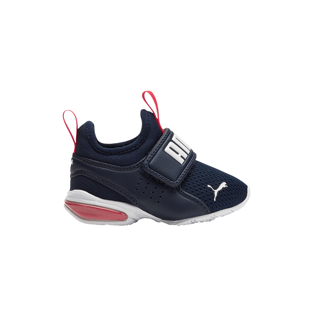 (Infant) Puma Axelion Slip-On &#x27;Peacoat Red&#x27; 390358-02