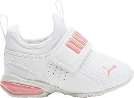 (Infant) Puma Axelion Slip-On 'White Carnation Pink' 390358-01 (Infant) Puma Axelion Slip-On 'White Carnation Pink' 390358-01