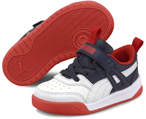(Infant) Puma Backcourt SL AC Inf 'White Red' 374408-03 Lookbook (Infant) Puma Backcourt SL AC Inf 'White Red' 374408-03
