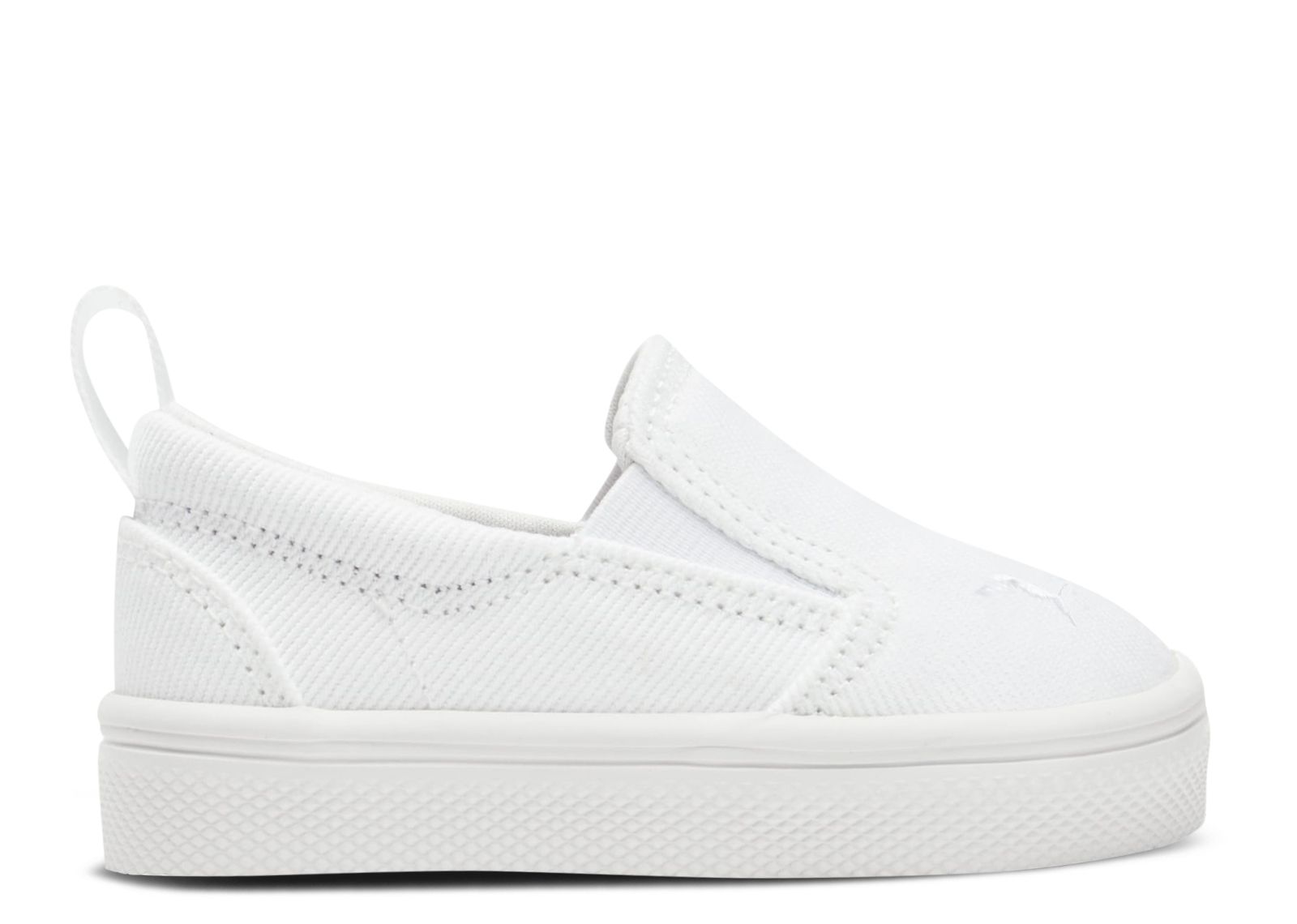 (Infant) Puma Bari Slip-On 'White Silver' 387434-01